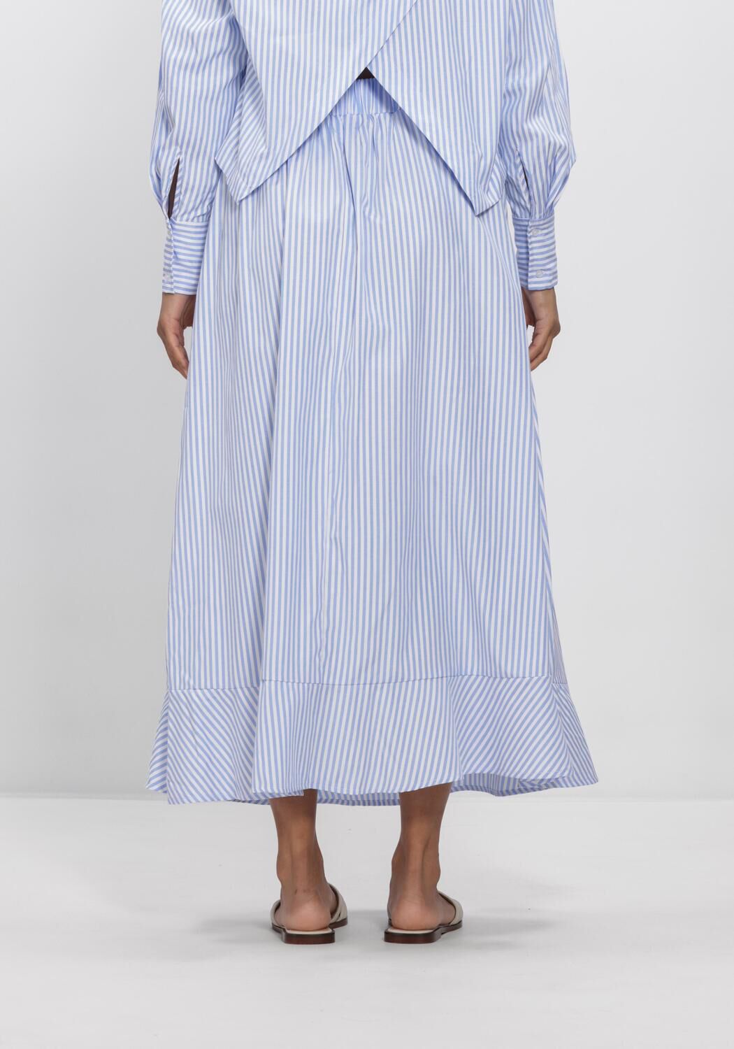 NOTRE-V Jupe midi NV-HILKA Bleu clair - large