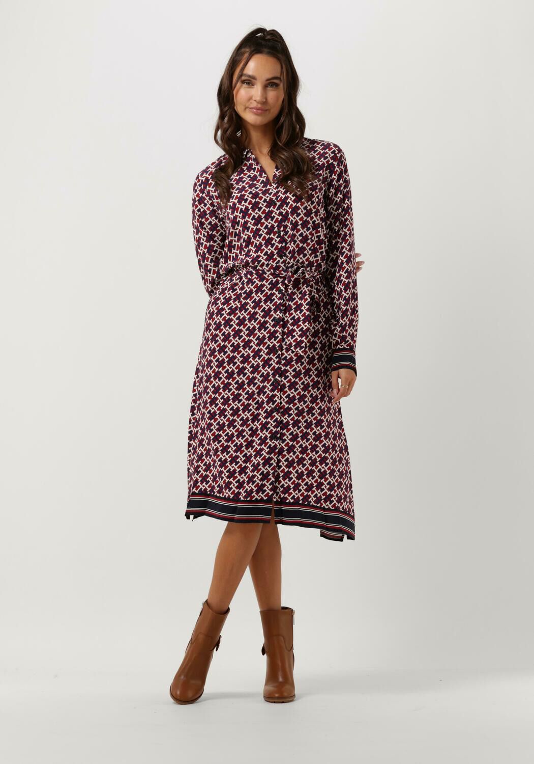 Tommy hilfiger jurk rood sales