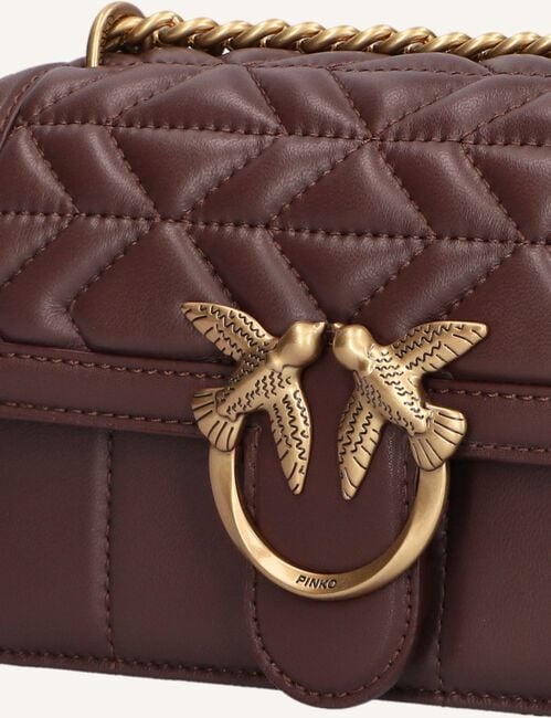 Bruine PINKO Schoudertas LOVE ONE MINI DC Bruine PINKO Schoudertas LOVE ONE MINI DC - large