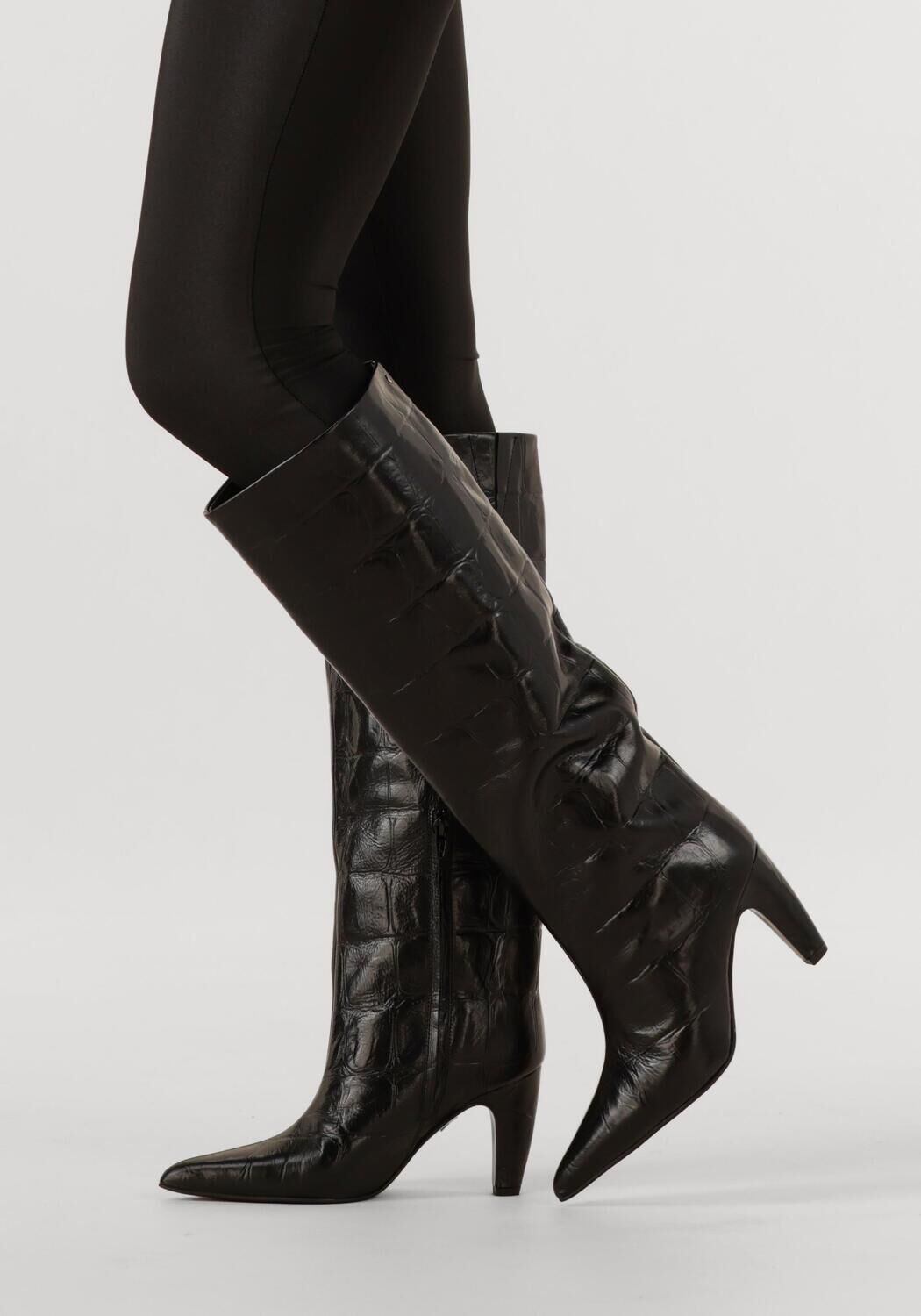 BRONX Bottes hautes LOW-JADEY en noir - large