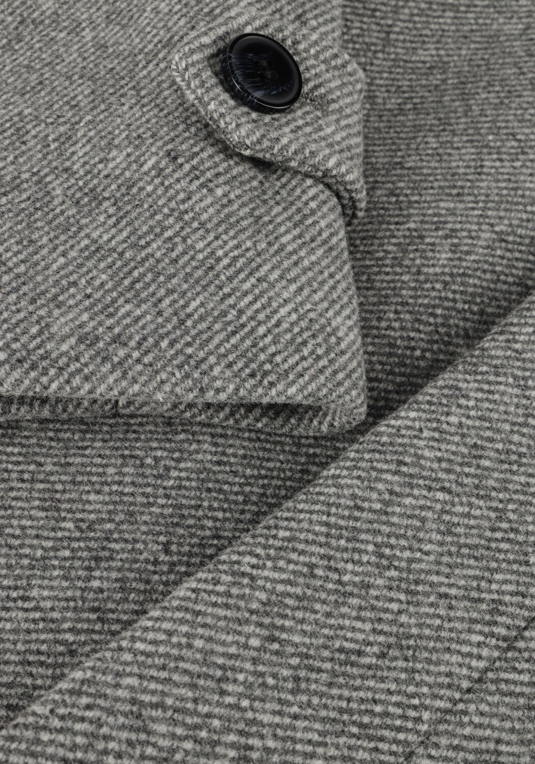 Grijze SELECTED MEN Mantel SLHREUBEN WOOL COAT B NOOS - large