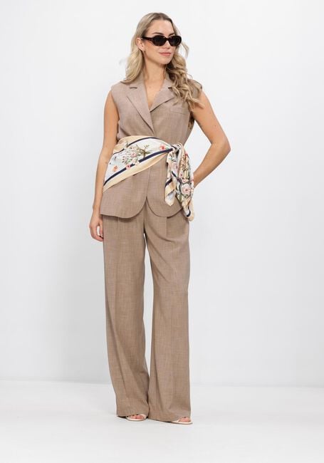 Beige LIU JO Wijde broek PANT TS LUNGO - large