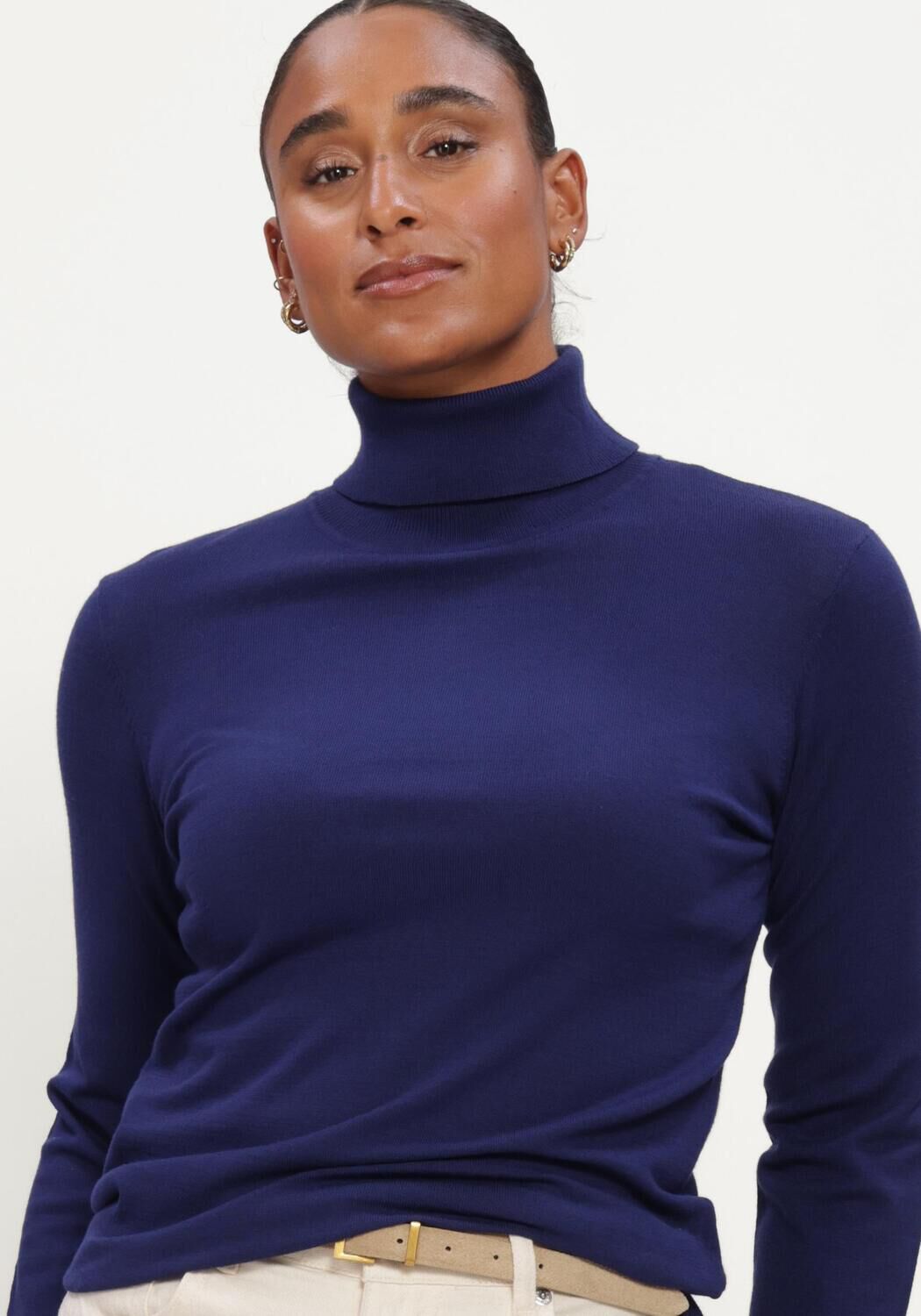 SILVIAN HEACH Col roul&eacute; SWEATER TURTLENECK RECIK Bleu fonc&eacute; - large