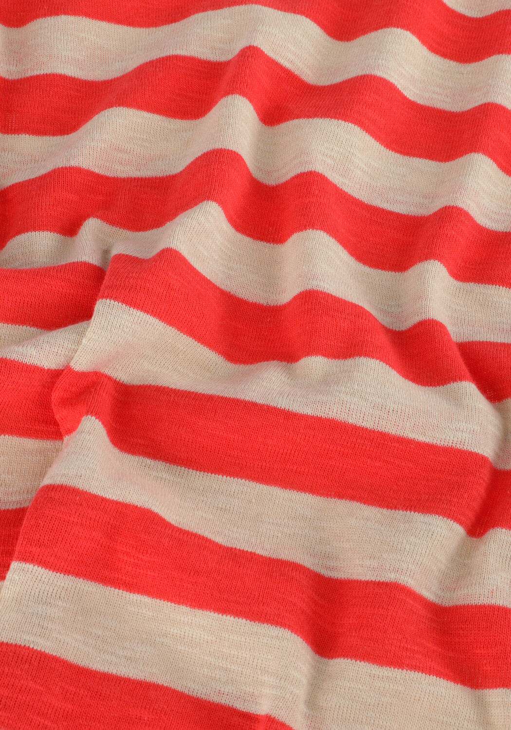 BY-BAR T-shirt THELMA BIG STRIPE TOP en rouge - large