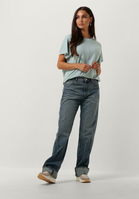 VANILIA Haut CENTER SEAM TE en bleu - large