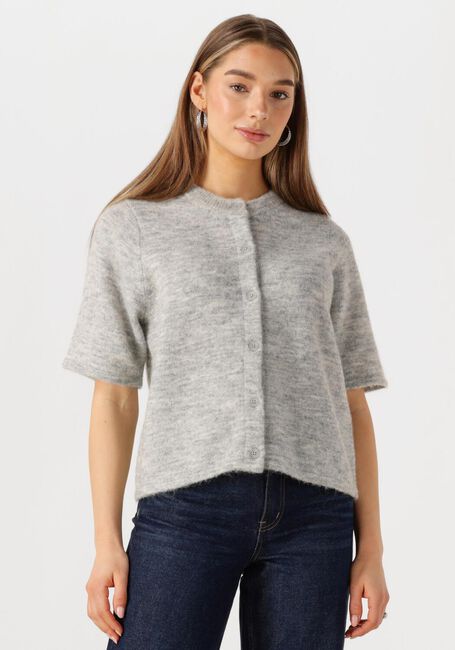 SELECTED FEMME Gilet SLFLULU 2/4 KNIT CARDIGAN en gris - large