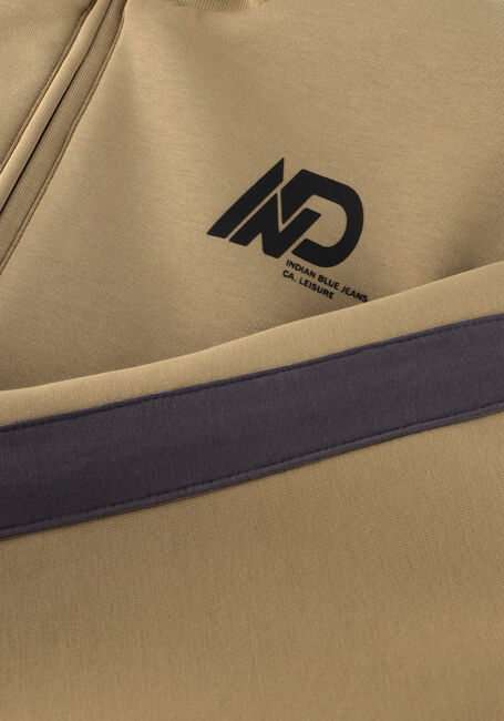 INDIAN BLUE JEANS Jack ZIPPER JACKET CHEST ARTWORK en camel - large