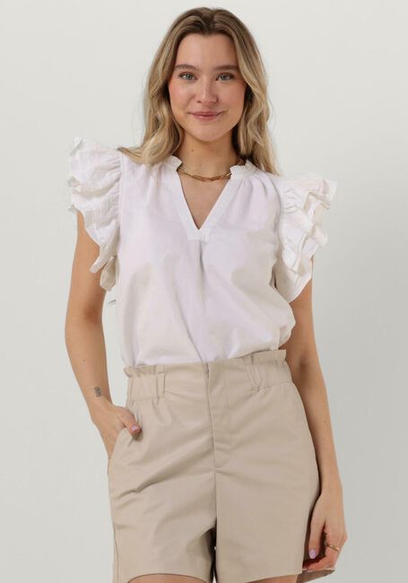 Witte BY-BAR  LILA POPLIN BLOUSE - large