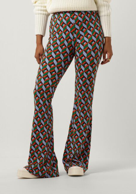 COLOURFUL REBEL Pantalon évasé GRAPHIC PEACHED EXTRA FLARE PANTS en multicolore - large