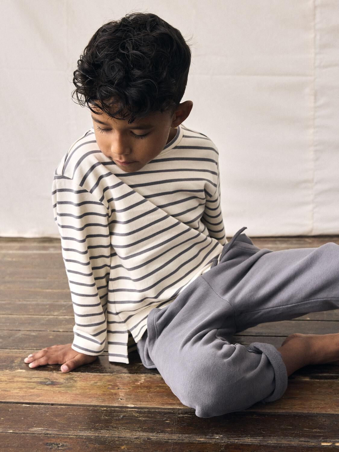 LIL' ATELIER Polo NMMLIMIA LS LOOSE TOP LIL en multicolore - large