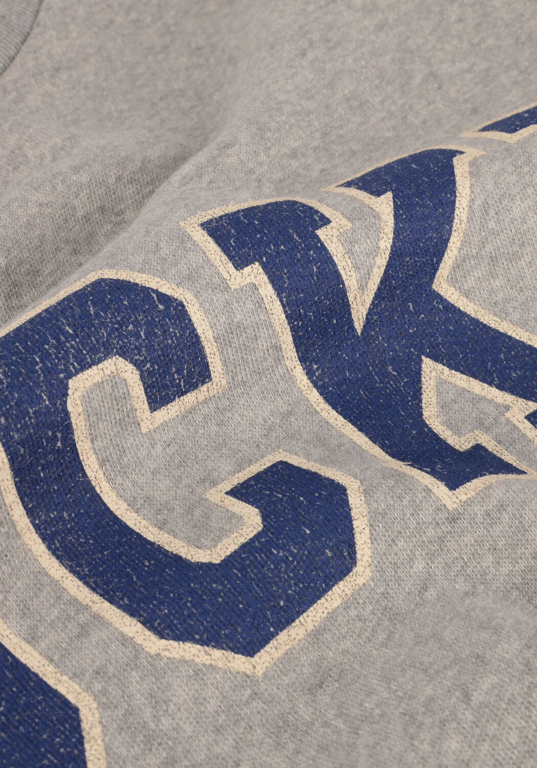 Grijze BY-BAR Sweater BIBI LUCKY VINTAGE SWEATER - large