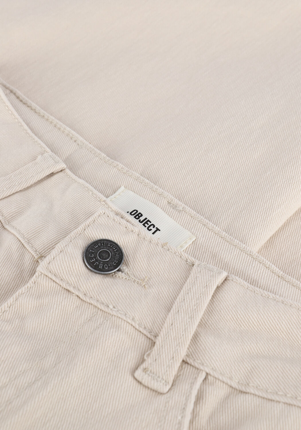 OBJECT Pantalon large SAVANNAH TWILL HW WIDE LEG. Sable - large