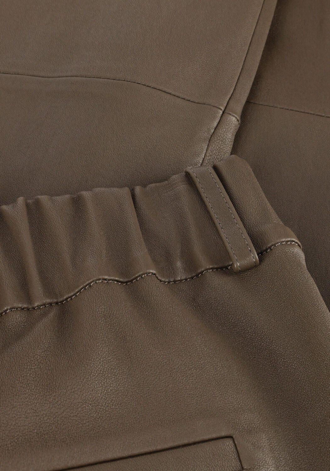 Olijf STUDIO AR Pantalon AILIS STRETCH PLONGE - large