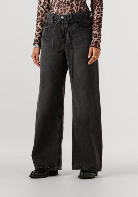 Donkergrijze LEVI'S Wide jeans XL STRAIGHT INFLUENTIAL LADY - large