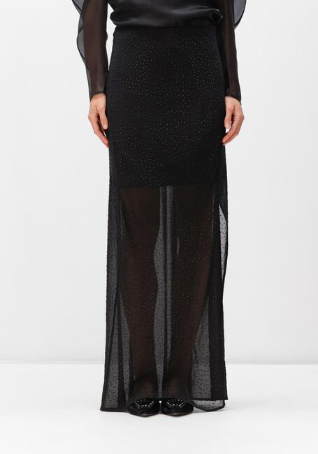 DANTE6 Jupe maxi SILAO RHINESTONE SKIRT en noir - large