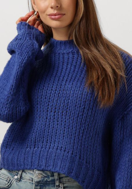 Blauwe YDENCE Trui KNITTED SWEATER SORAYA - large