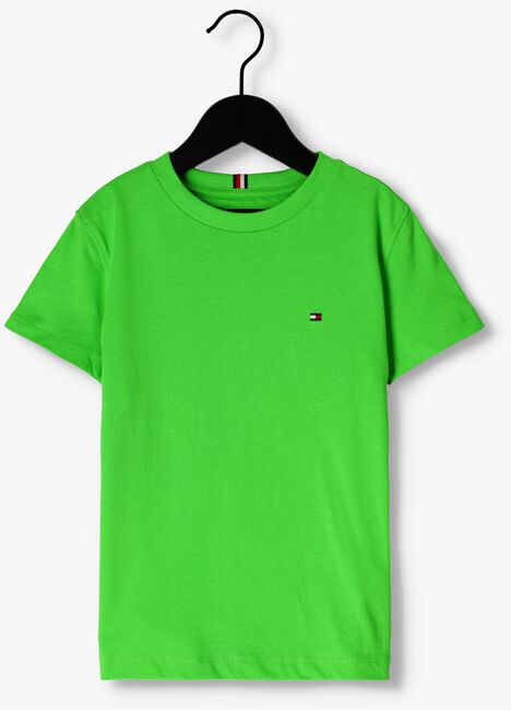 TOMMY HILFIGER T-shirt ESSENTIAL COTTON TEE S/S en vert - large