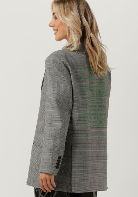 Zwarte ALIX THE LABEL Blazer WOVEN CHECK BLAZER - large