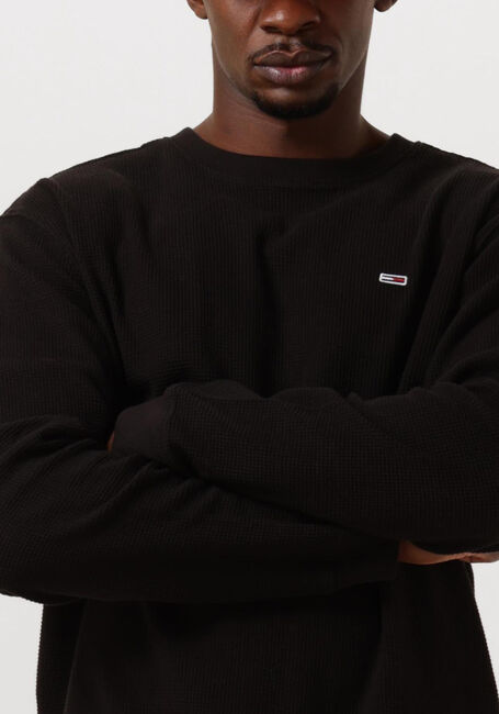TOMMY JEANS T-shirt TJM CLASSIC WAFFLE TEE en noir - large
