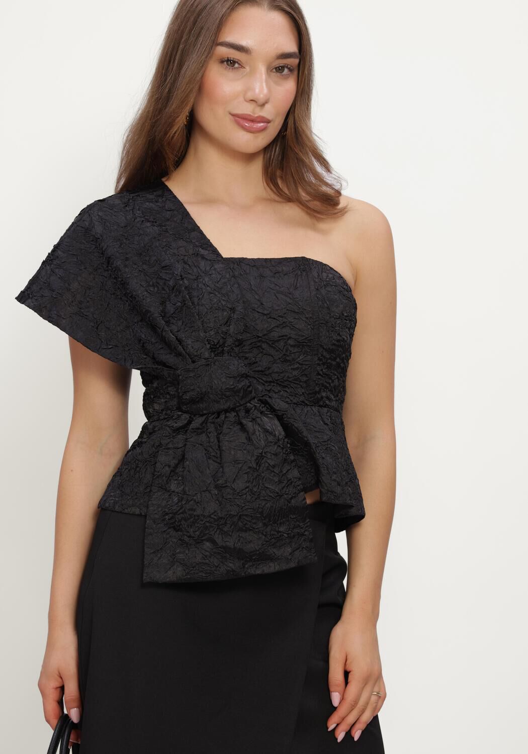 Zwarte NOTRE-V Top NV-IZA - large