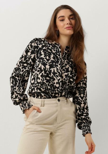 Zwarte NEO NOIR  KALA FLOWER BLUR BLOUSE - large