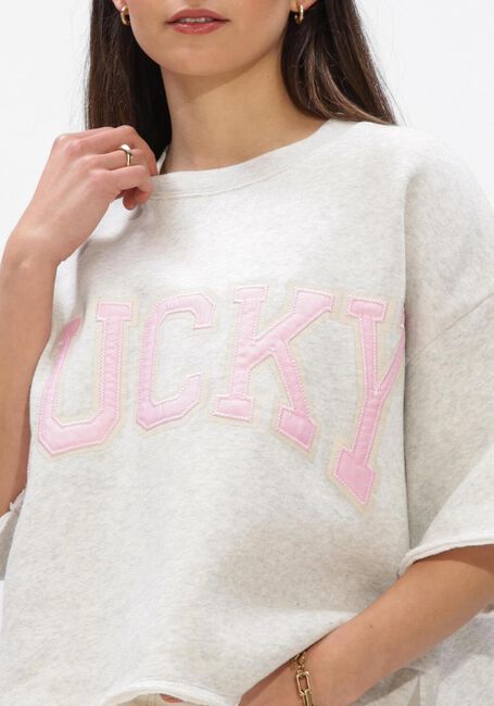 Grijze BY-BAR Sweater WILLOW LUCKY TOP - large