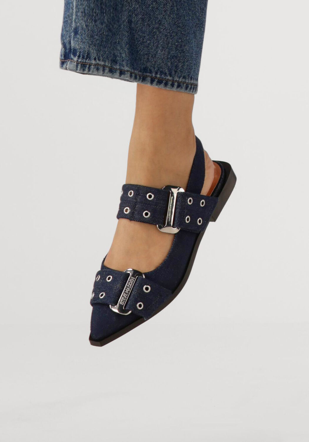 STEVE MADDEN GRAND AVE Slingbacks en bleu - large