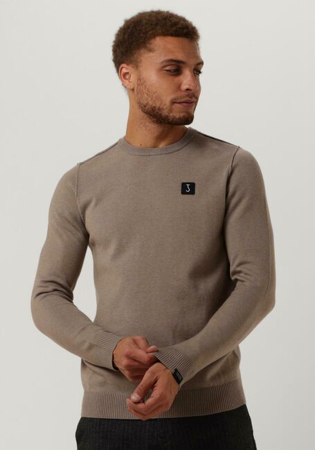 BUTCHER OF BLUE Pull CLIFDEN CREW en beige - large
