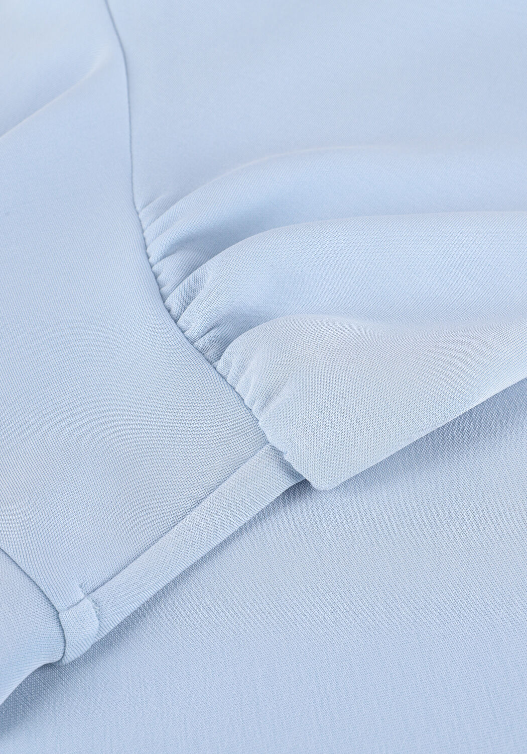 Lichtblauwe SELECTED WOMEN Trui SLFTENNY 3/4 SWEAT TOP - large