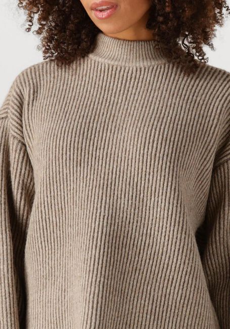 CO'COUTURE Pull TERISA TURTLE RIB KNIT Sable - large
