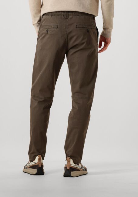 Bruine BUTCHER OF BLUE Joggingbroek TRISTAN SATEEN CHINO - large