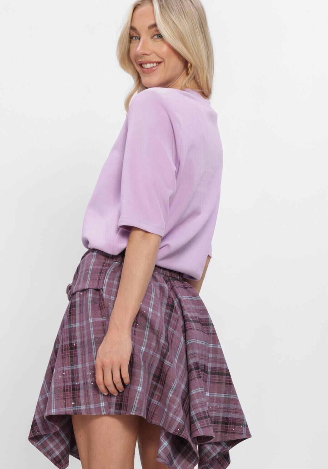 STUDIO AMAYA T-shirt LILLY TSHIRT Lilas - large
