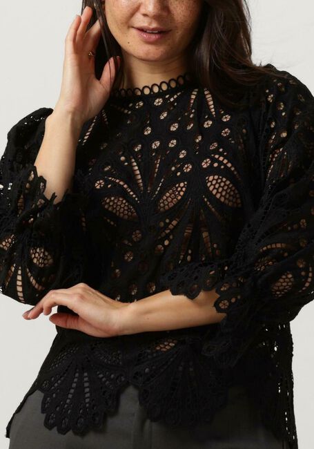 NEO NOIR ADELA EMBROIDERY BLOUSE Blouses en noir - large
