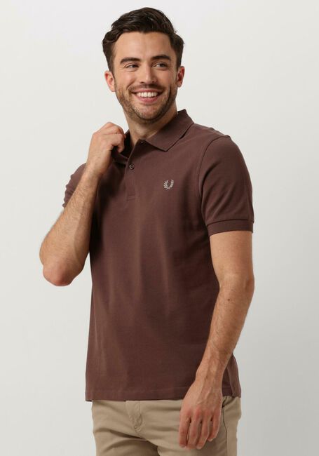 Brique FRED PERRY Polo THE PLAIN FRED PERRY SHIRT - large