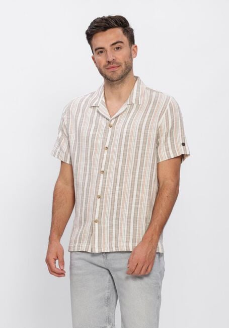 CAST IRON Chemise d&eacute;contract&eacute; TWILL SLUB STRIPE en multicolore - large