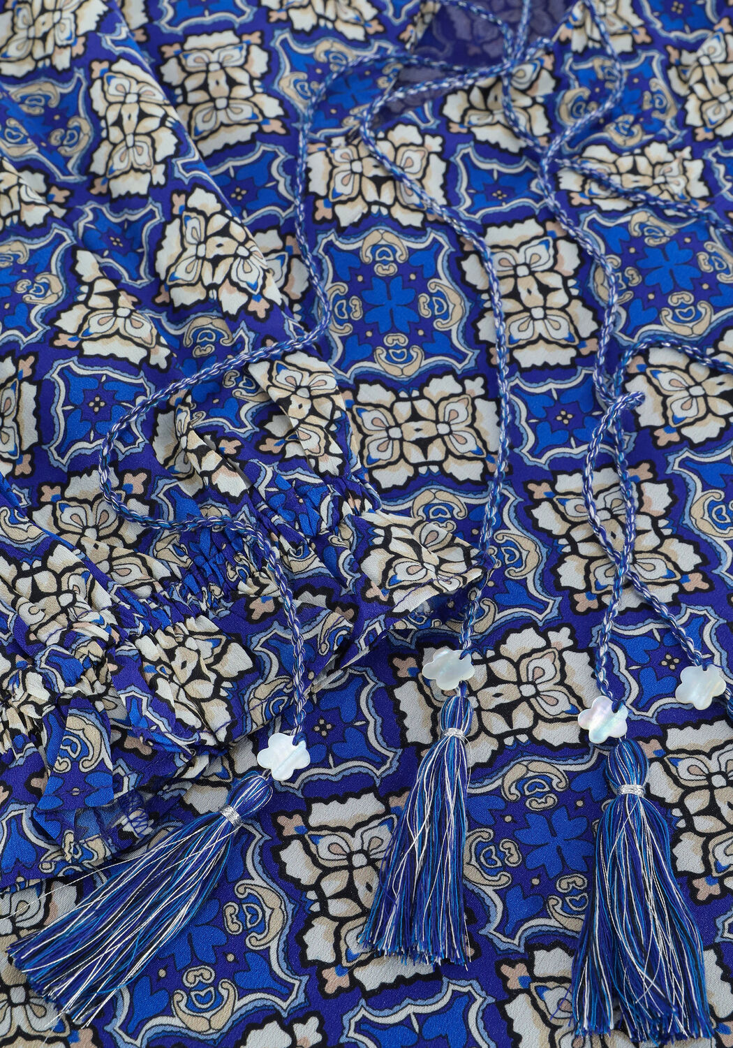 Blauwe MOLIIN Mini jurk MELISSA - large