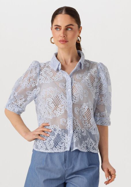 LOLLYS LAUNDRY BONOLL SHIRT SS Blouses Bleu clair - large