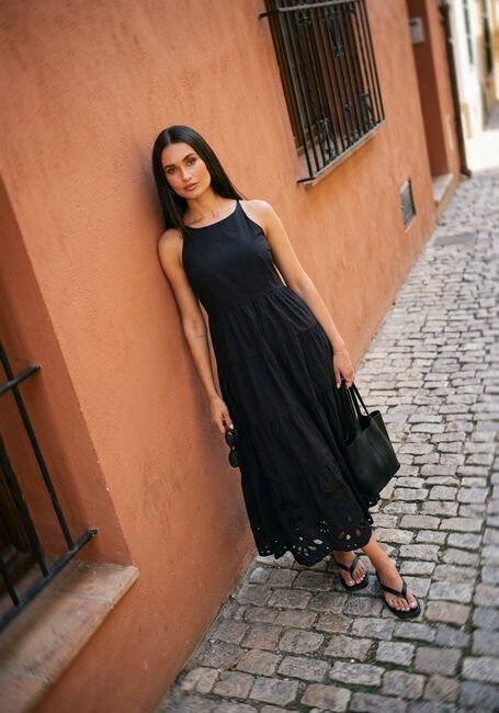 Y.A.S. YASLINE STRAP LONG DRESS Robes en noir - large