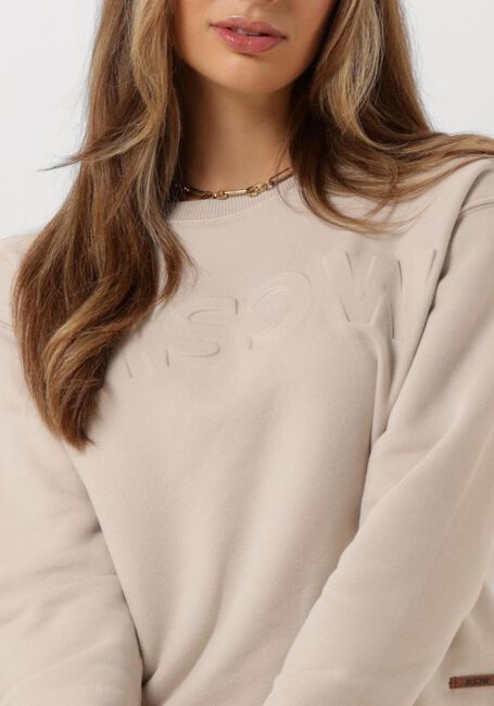 MOSCOW Chandail LOGO SWEATER en beige - large