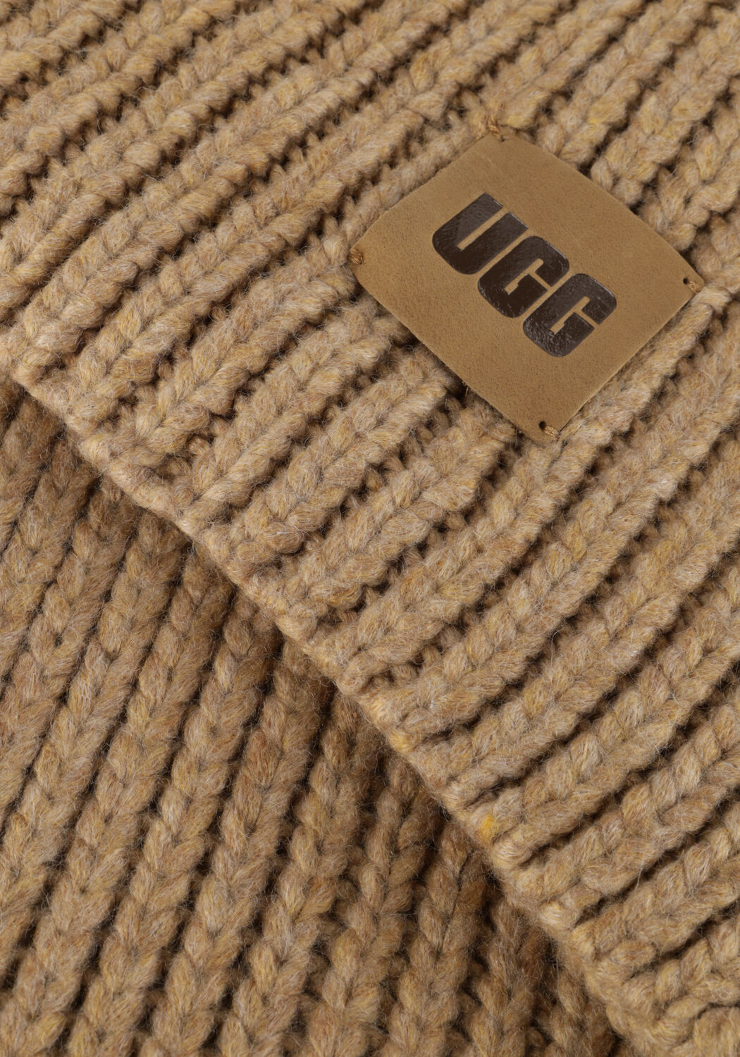 UGG CHUNKY RIB KNIT SCARF Foulard en camel - large