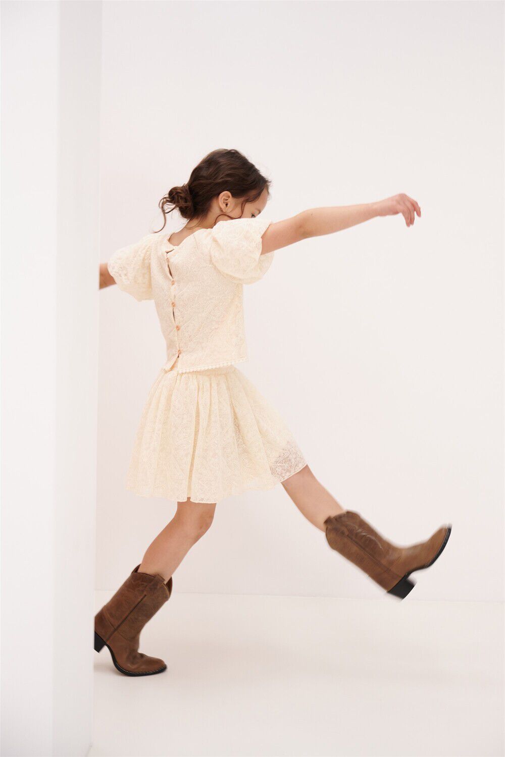 NONO TESSY MESH BLOUSE Blouses &Eacute;cru - large