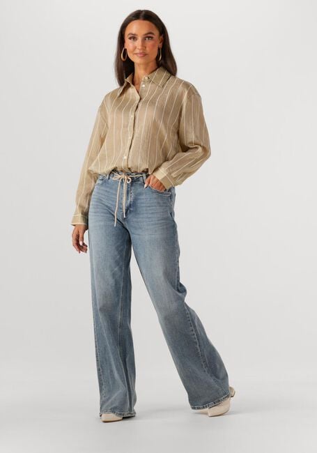Gouden NUKUS  IRIS BLOUSE STRIPE - large