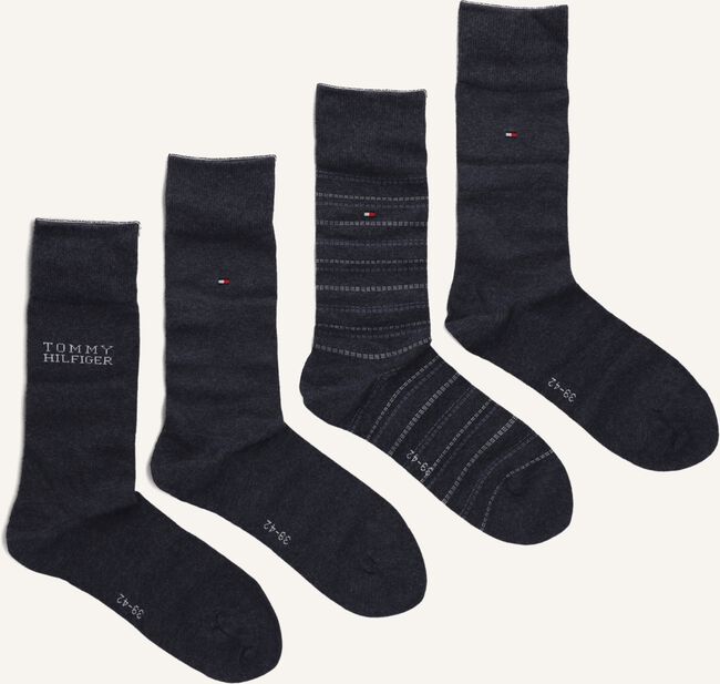 Blauwe TOMMY HILFIGER Beenmode TH MEN SOCK 4P TIN GIFTBOX Blauwe TOMMY HILFIGER Beenmode TH MEN SOCK 4P TIN GIFTBOX - large