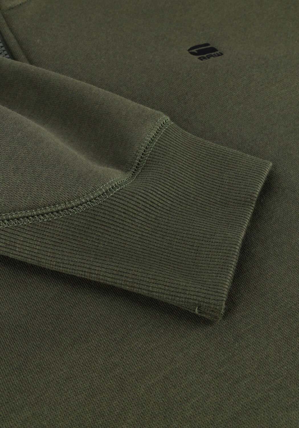 G-STAR RAW Chandail PREMIUM CORE HALF ZIP R SW L\S en gris - large