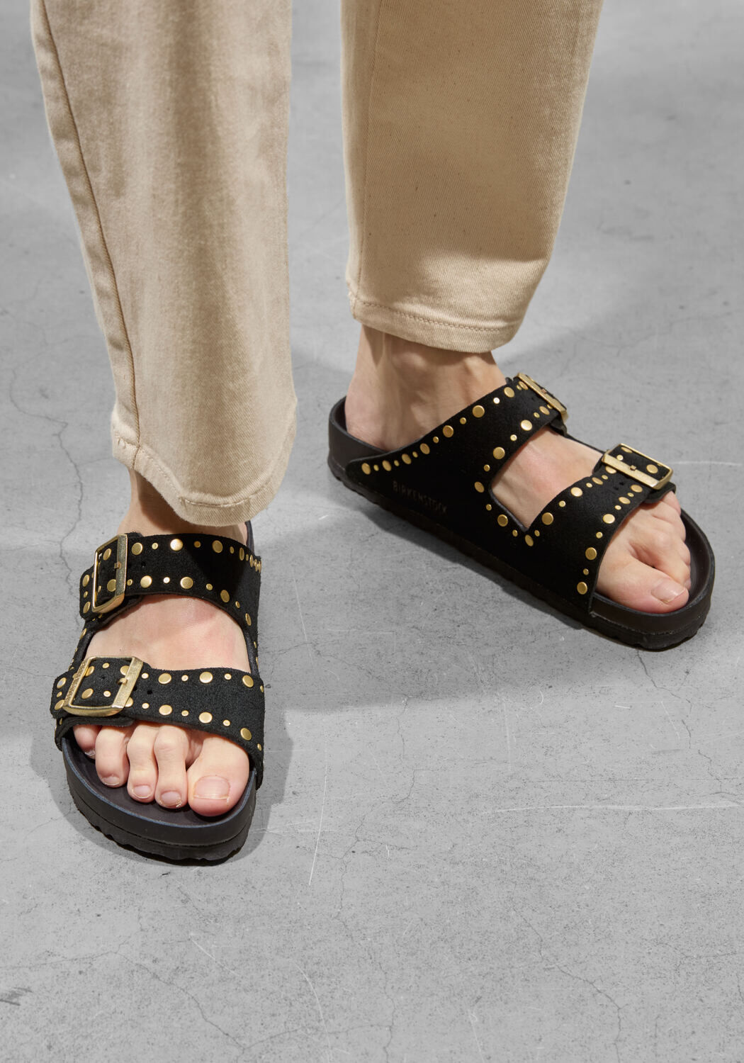 Zwarte BIRKENSTOCK Slippers ARIZONA RIVET - large