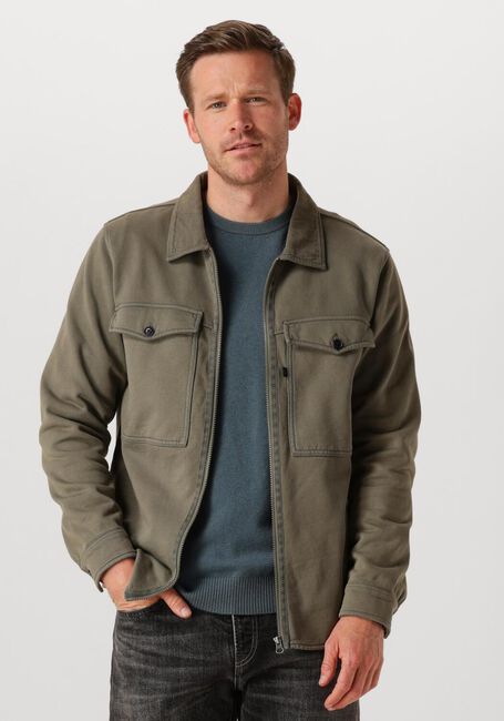 BUTCHER OF BLUE Surchemise PERRY ZIP OVERSHIRT Olive - large