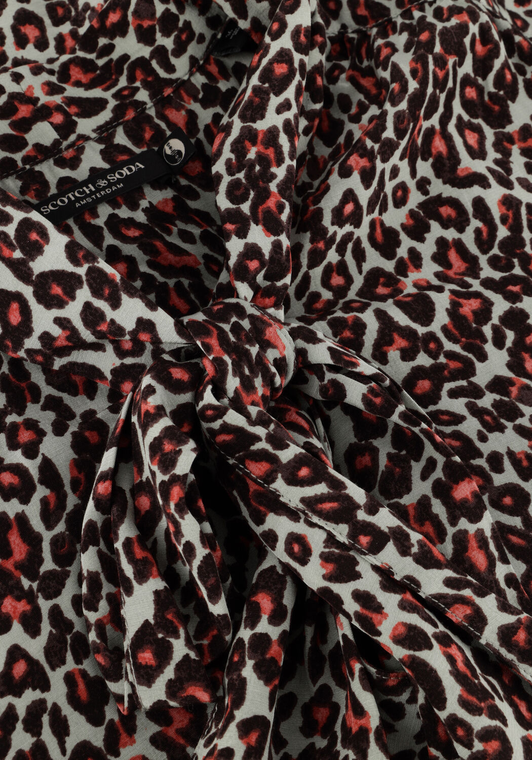 SCOTCH & SODA SHIRT WITH TIE NECKDA Blouses en vert - large