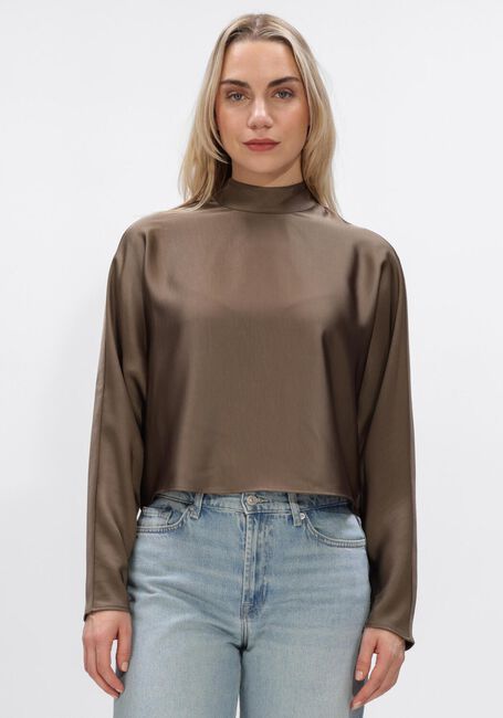 Grijze DANTE6  LORELLE SATIN BOW TOP - large