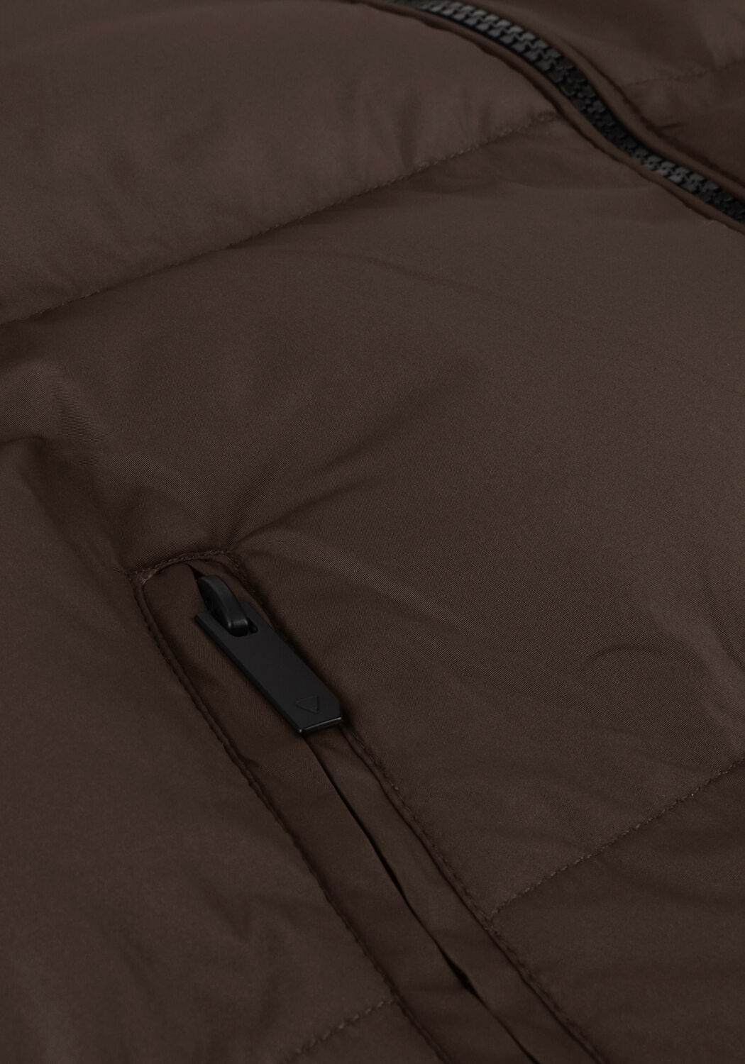 PUREWHITE Veste matelass&eacute; SHORT PADDED JACKET en marron - large