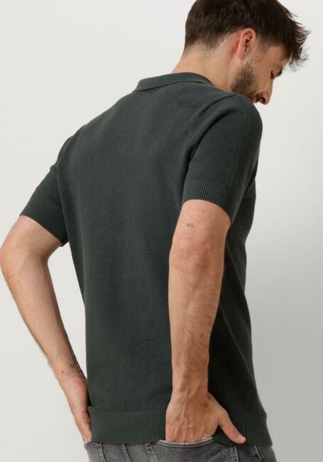 Donkergroene BUTCHER OF BLUE Polo LT STRUCTURE POLO - large